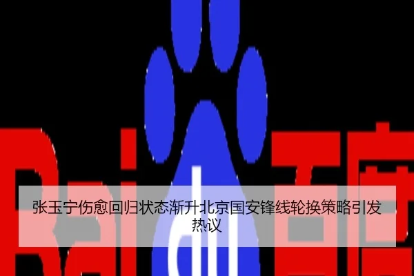 张玉宁伤愈回归状态渐升北京国安锋线轮换策略引发热议