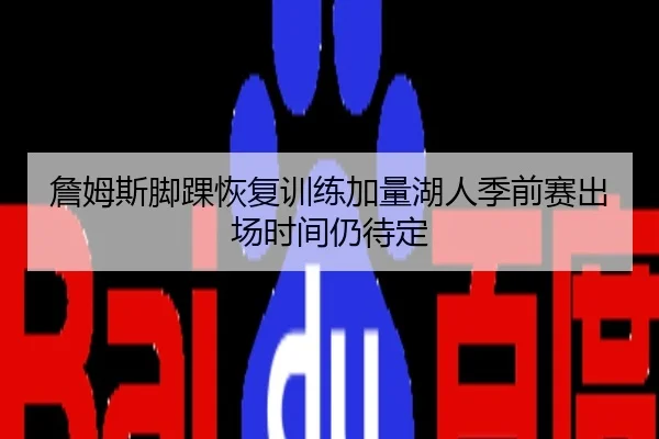 詹姆斯脚踝恢复训练加量湖人季前赛出场时间仍待定